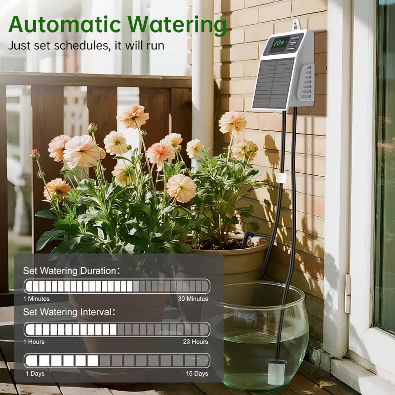 Système d'irrigation solaire automatique, goutte à goutte