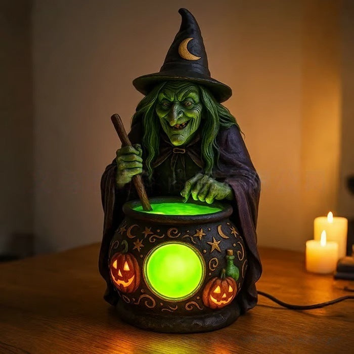 Lampe sorcière décorative Halloween