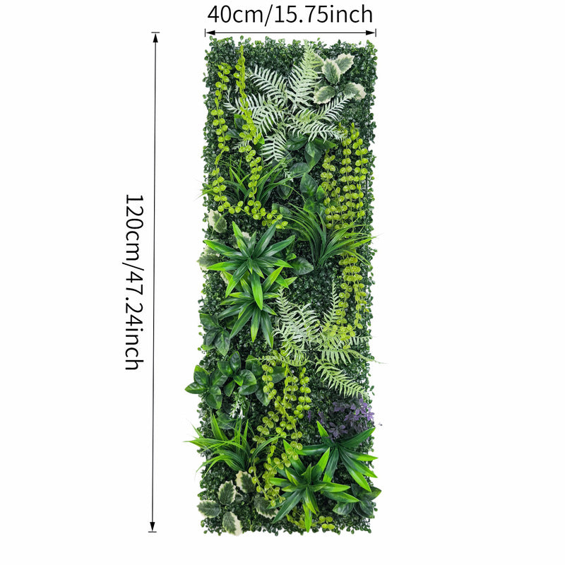 Panneau végétal artificiel, mur de plantes 40x120cm