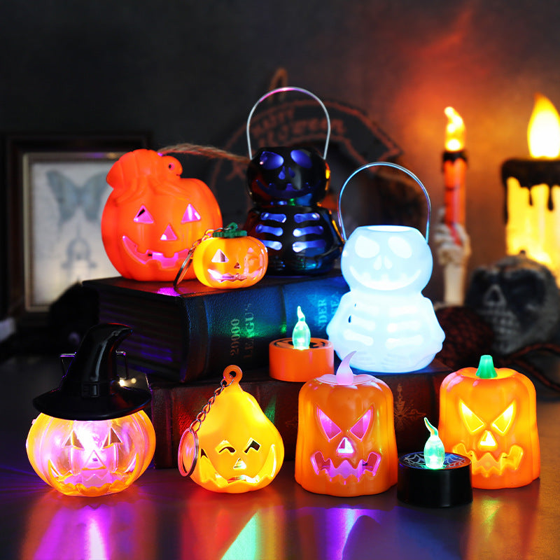 Lanterne citrouille bougie électronique, Halloween