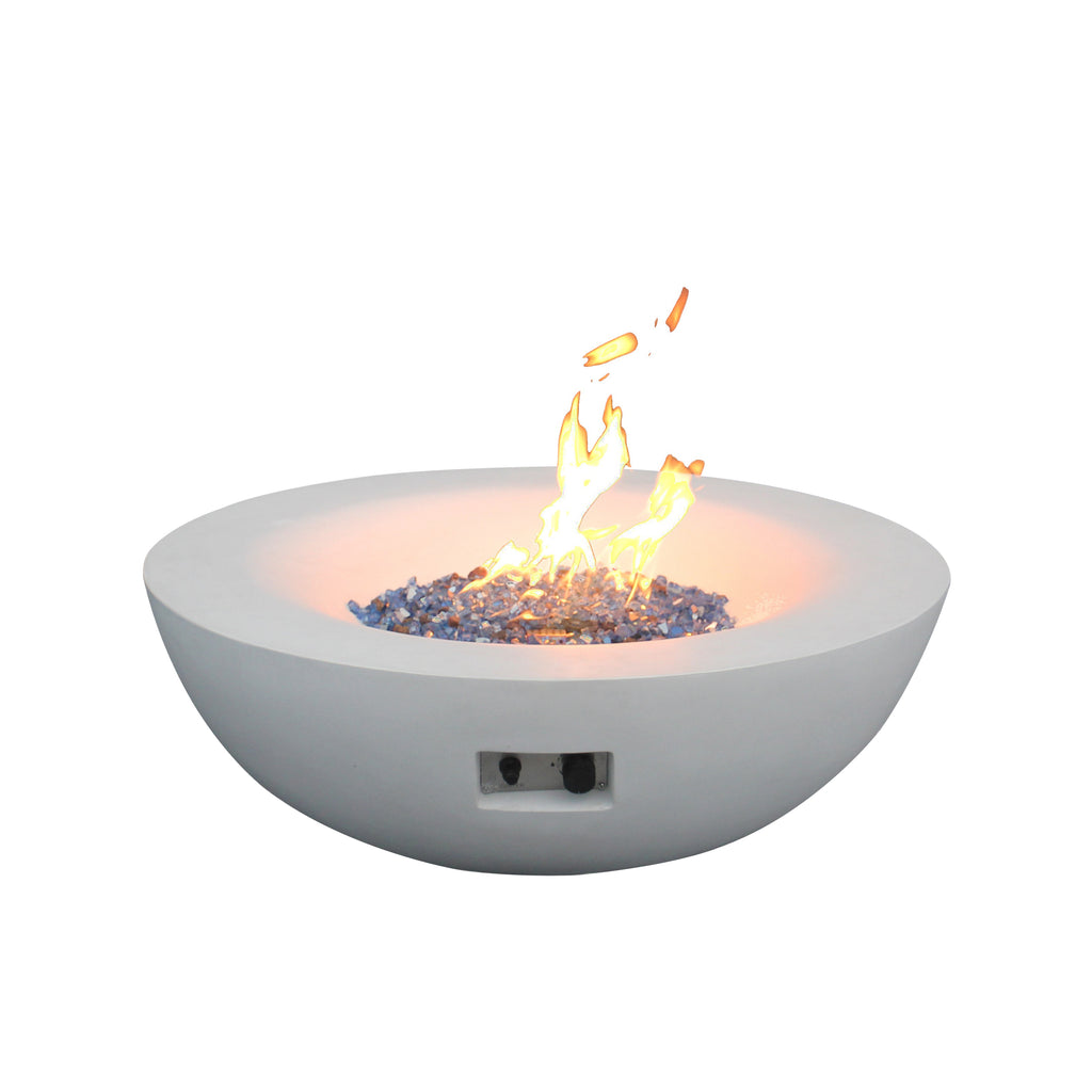 Vasque braséro extérieure béton 42", gaz propane