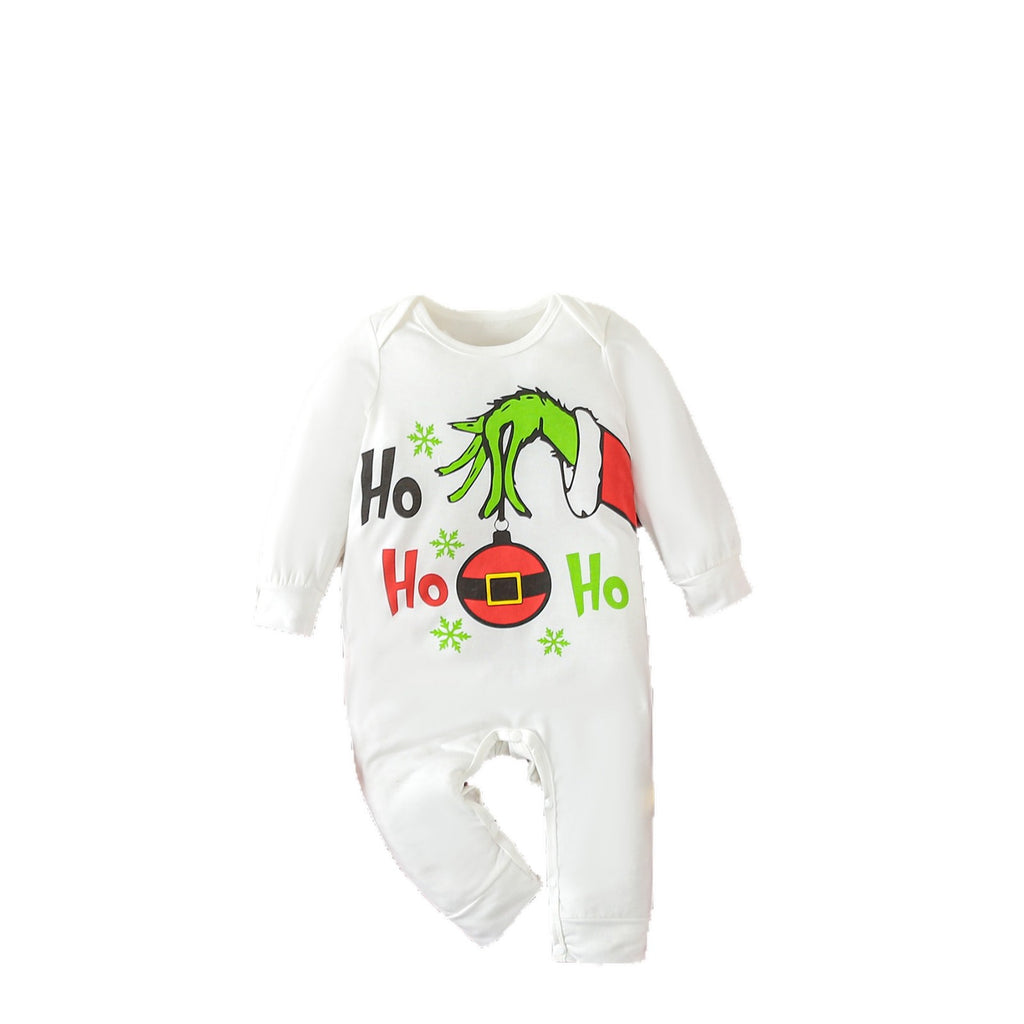 Body bébé motif Noël, coton manches longues