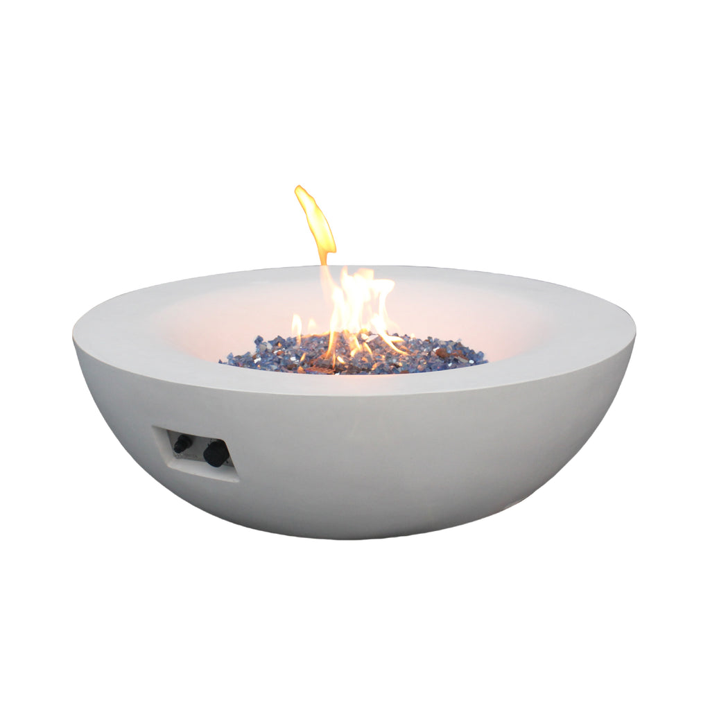 Vasque braséro extérieure béton 42", gaz propane
