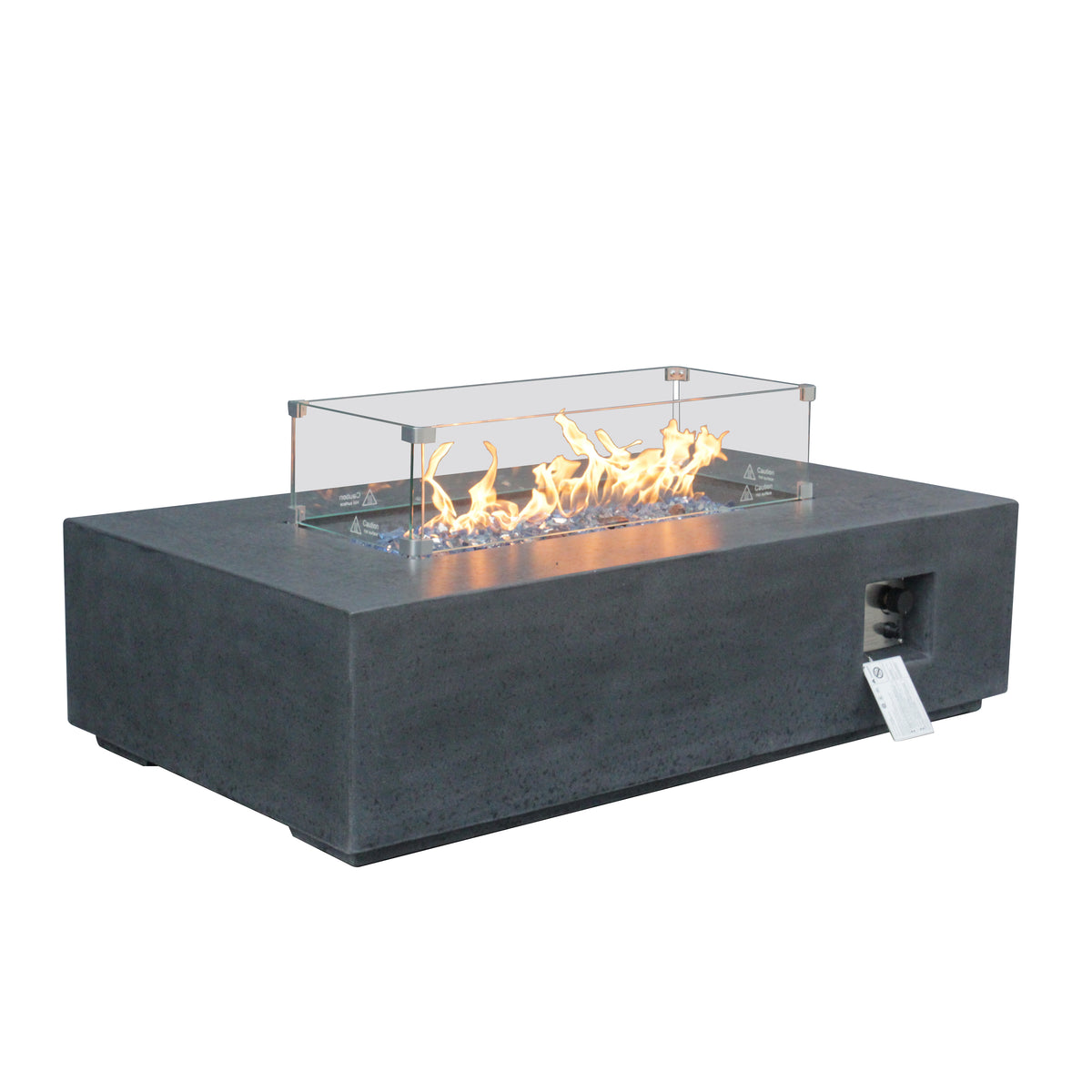 Table braséro extérieure béton 52", gaz propane