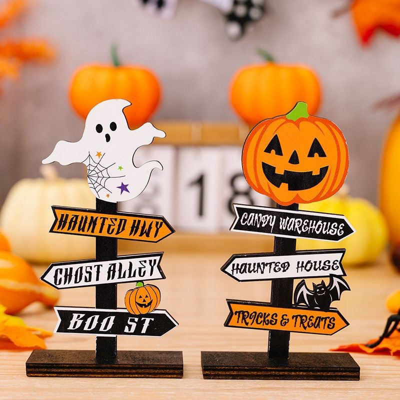 Support fantôme en bois DIY, Halloween
