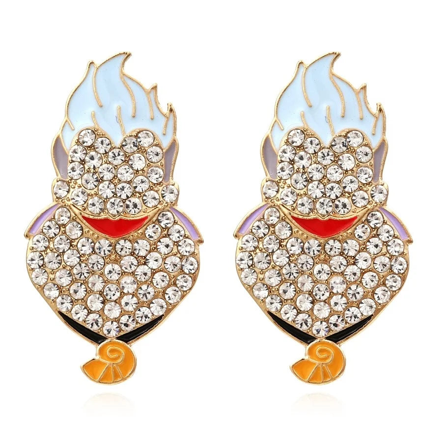 Boucles d'oreilles strass, Halloween