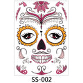 Halloween face sticker