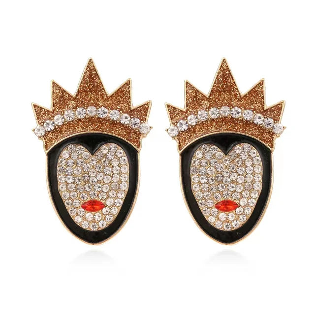 Boucles d'oreilles strass, Halloween
