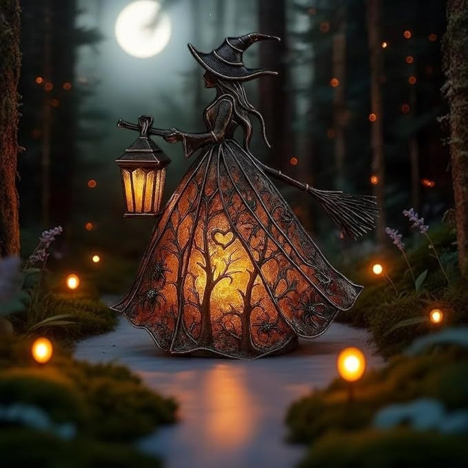Lampe sorcière décorative Halloween