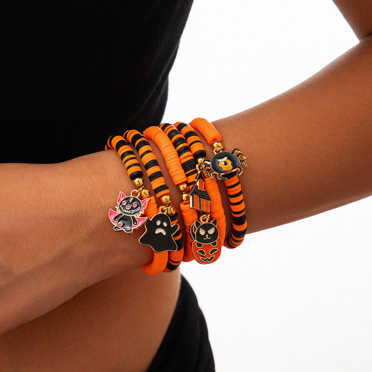 Bracelet fantôme citrouille, Halloween