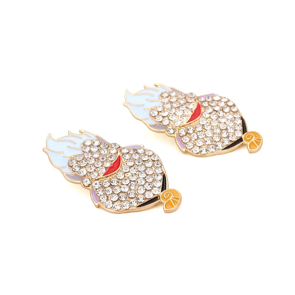 Boucles d'oreilles strass, Halloween