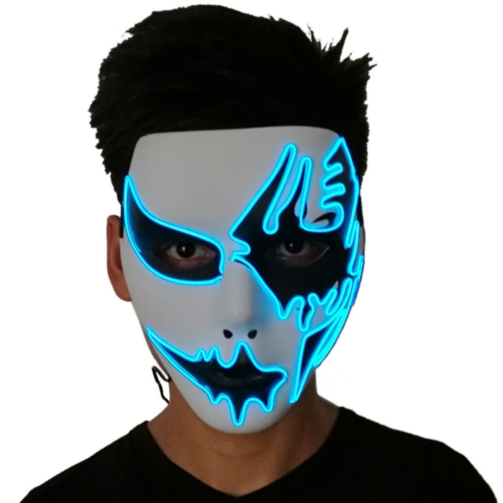 Masque LED clignotant, Halloween