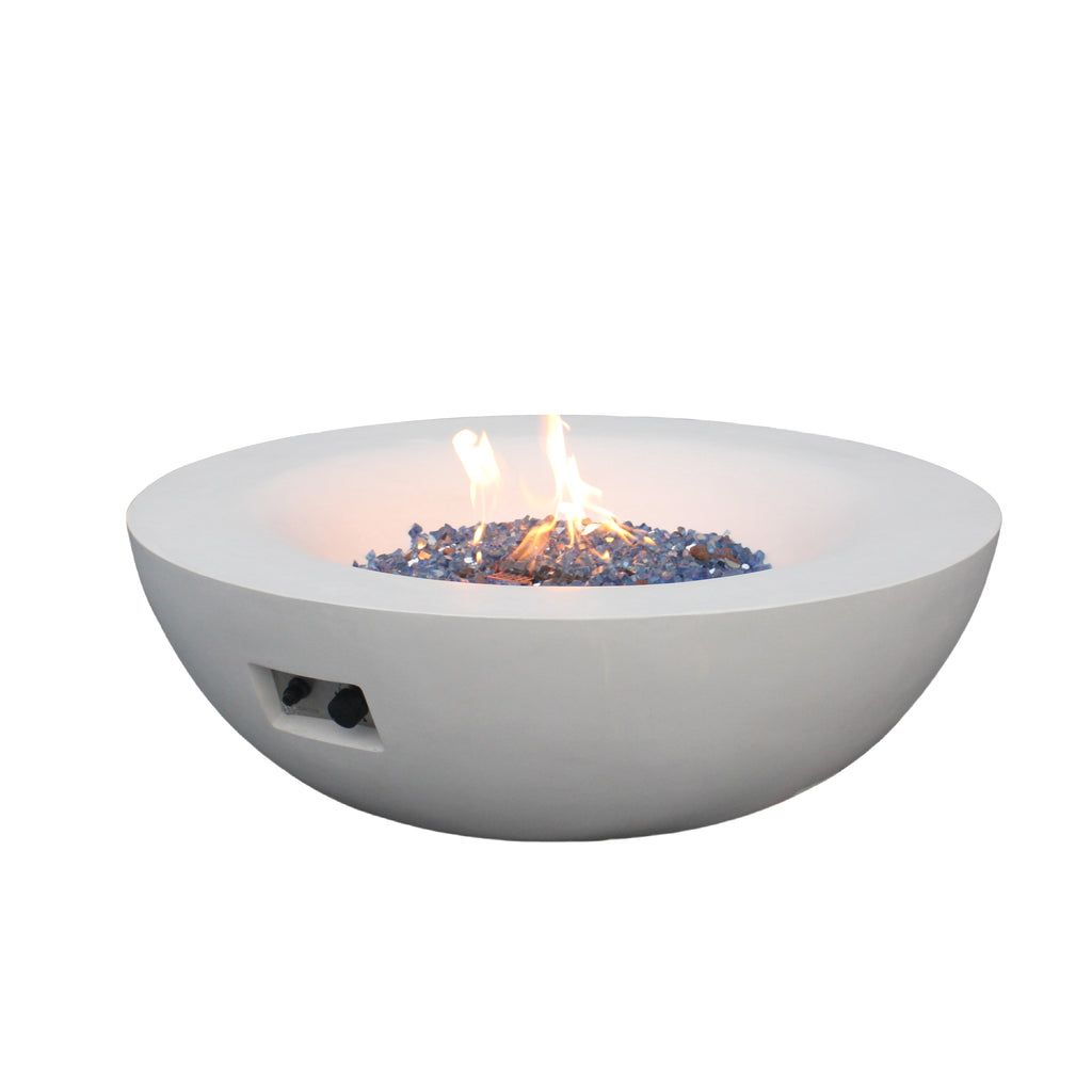Vasque braséro extérieure béton 42", gaz propane