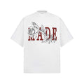 T-shirt imprimé fleurs, style rétro américain