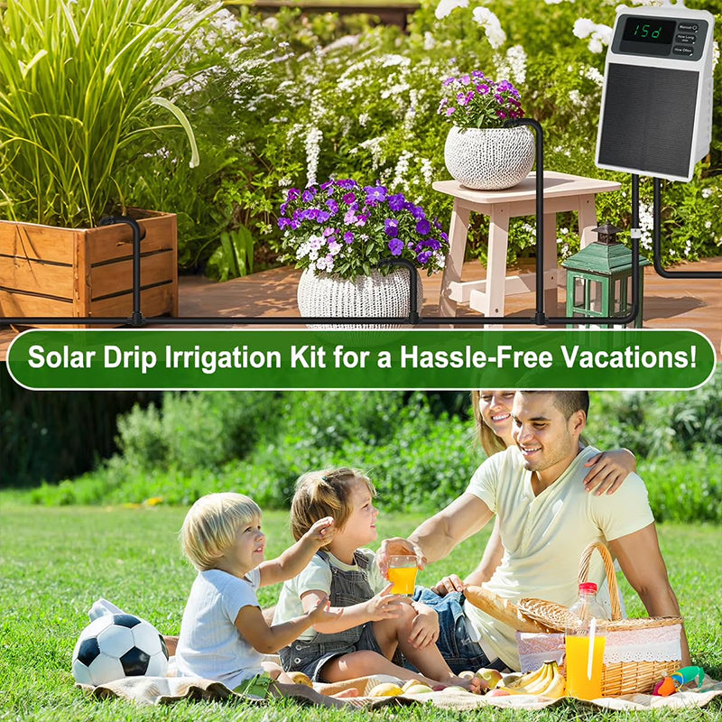 Système d'irrigation solaire automatique, goutte à goutte