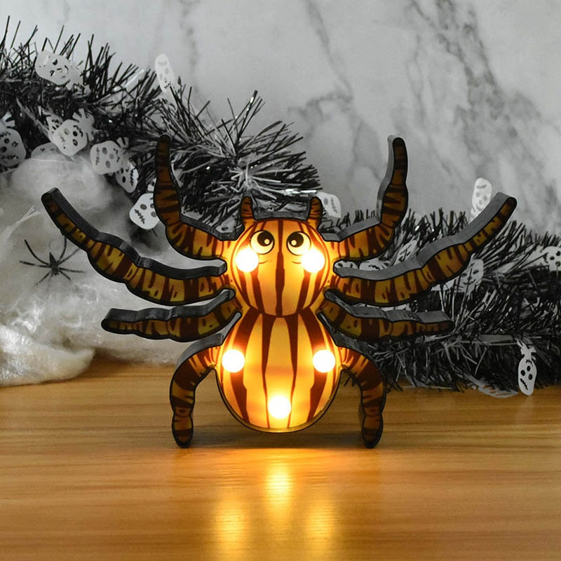 Lampe LED citrouille et fantôme, Halloween
