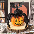 Araignée sur pieu en bois, Halloween