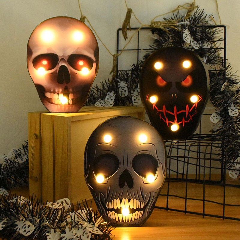 Lampe LED citrouille et fantôme, Halloween