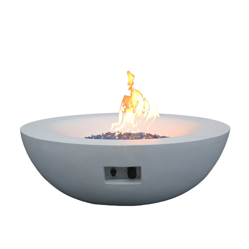 Vasque braséro extérieure béton 42", gaz propane