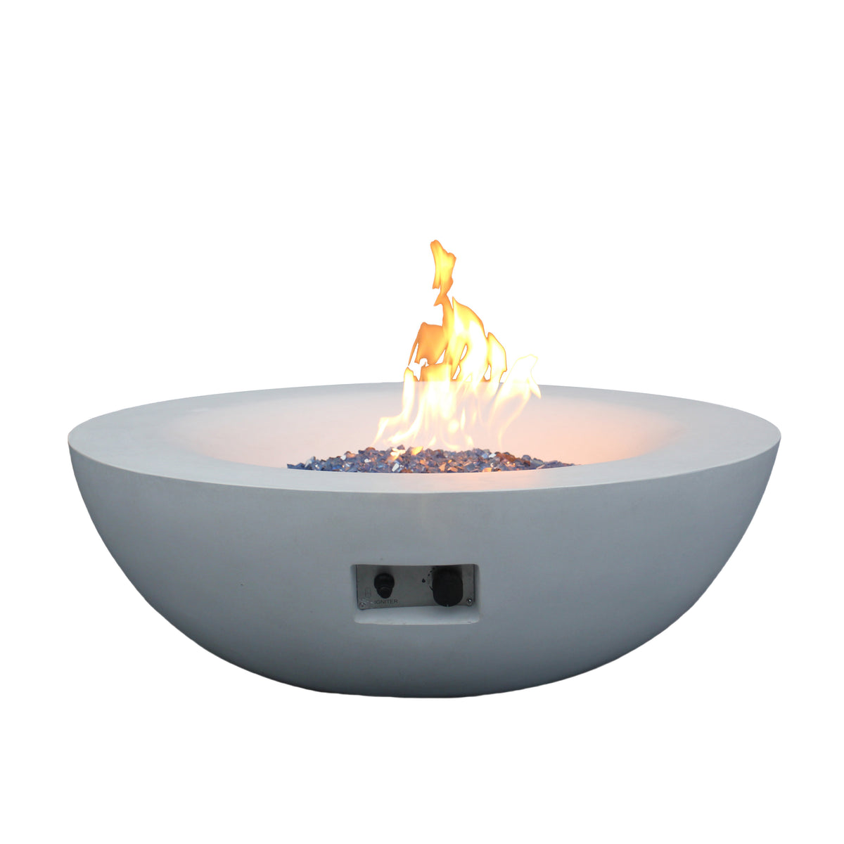 Vasque braséro extérieure béton 42", gaz propane
