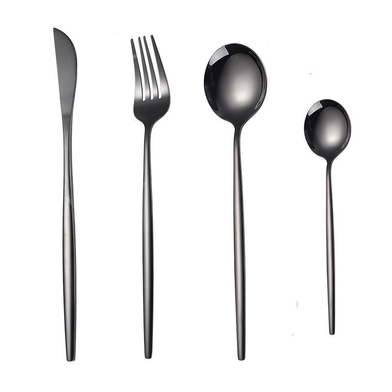 Set couverts inox doré, style portugais