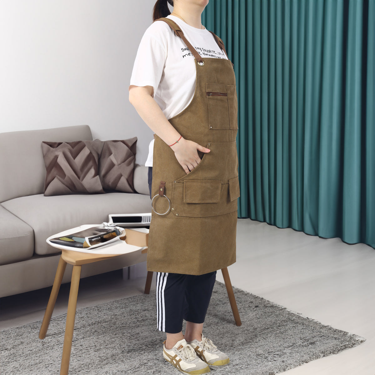 Tablier à outils en toile robuste, charpentier