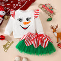 Ensemble de Noël fille, bonhomme de neige