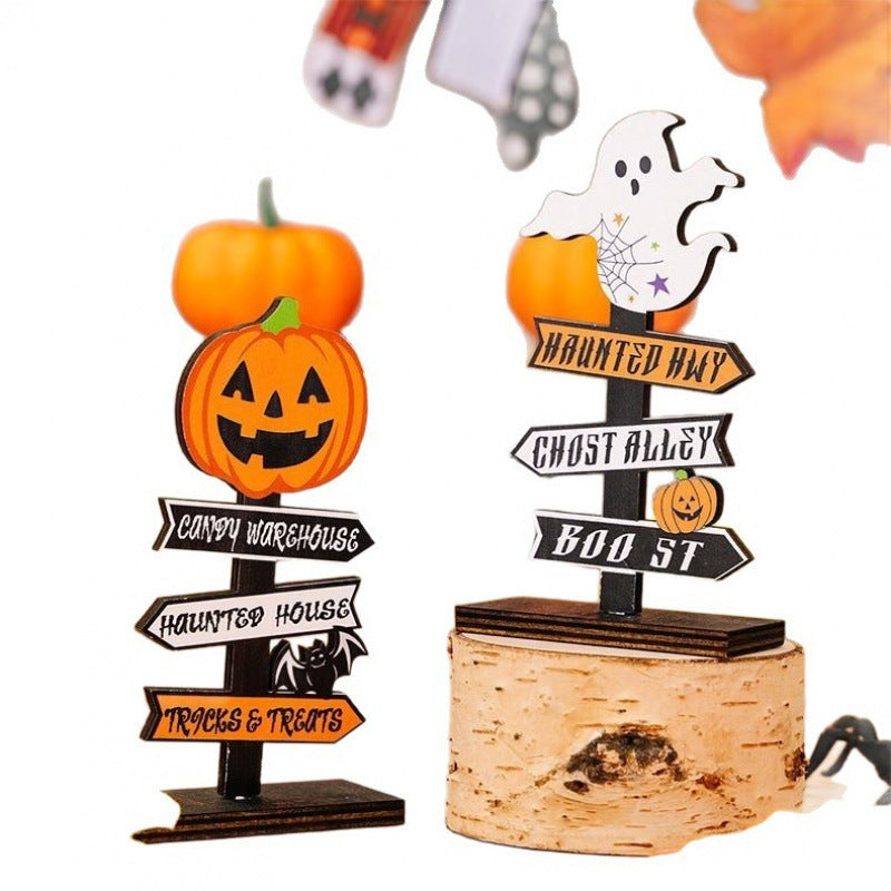 Support fantôme en bois DIY, Halloween