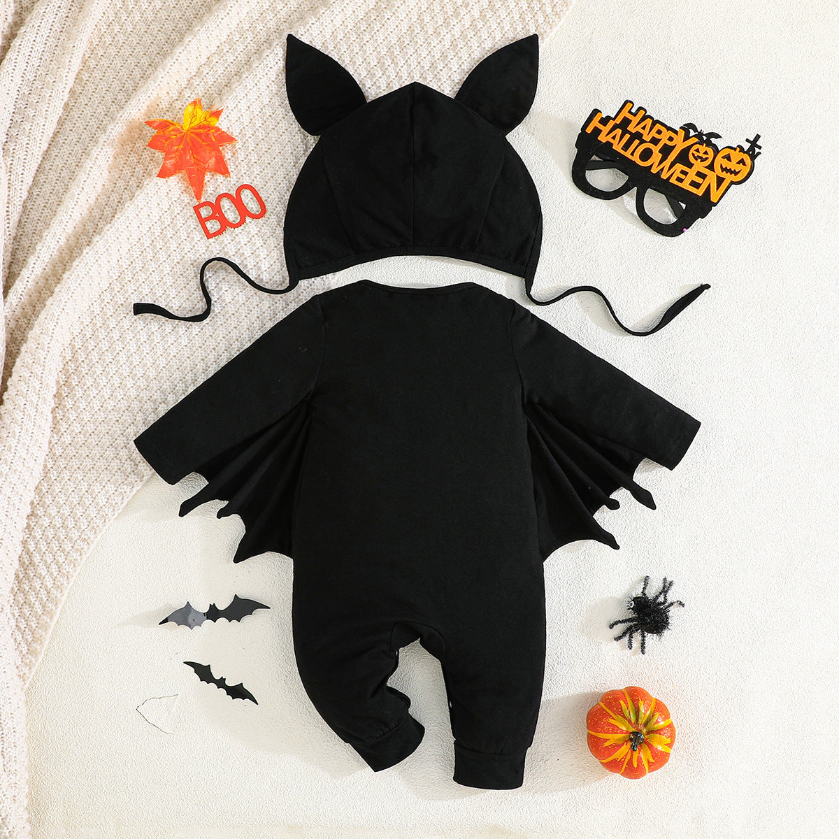 Body bébé squelette chauve-souris, Halloween