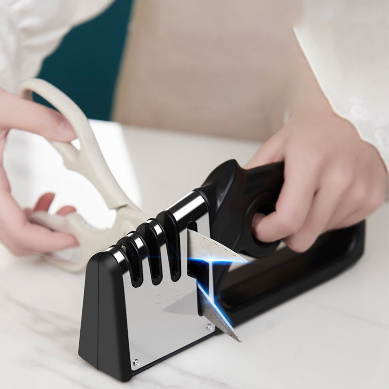 Aiguiseur de couteaux 4-en-1, angle fixe