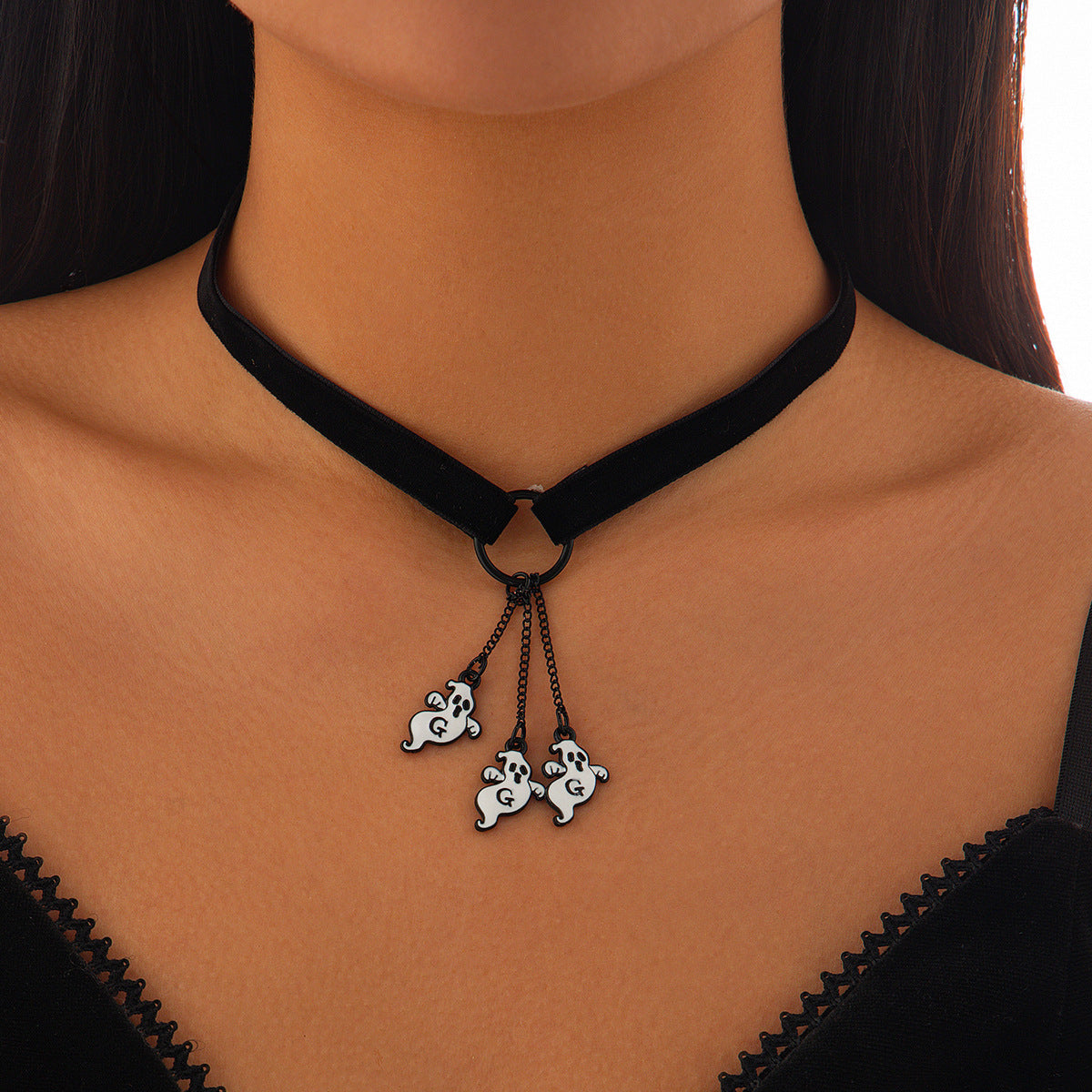 Collier pendentif chauve-souris, Halloween
