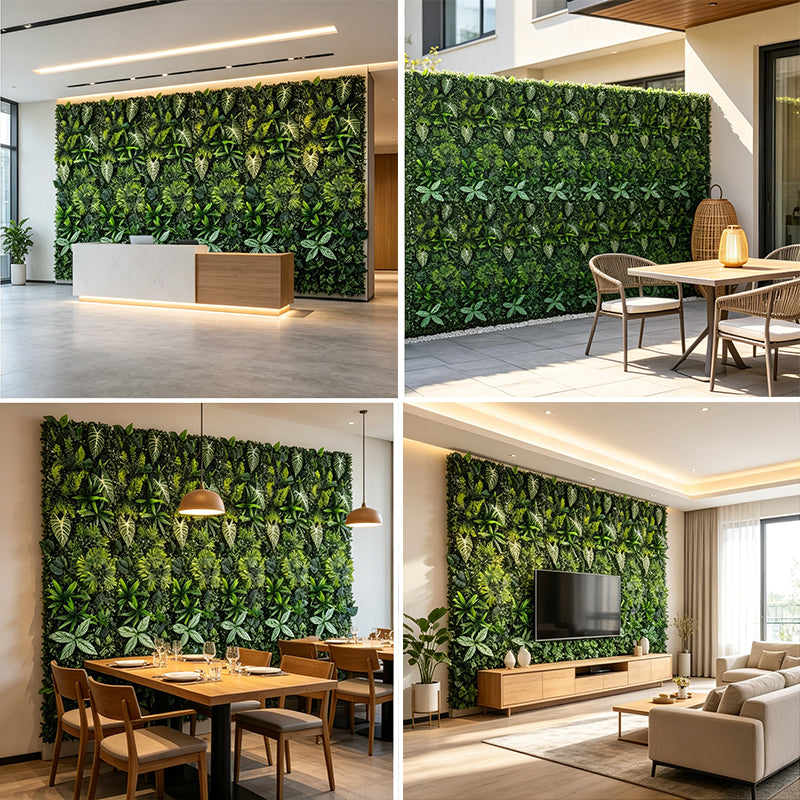 Panneau végétal artificiel, mur de plantes 40x120cm