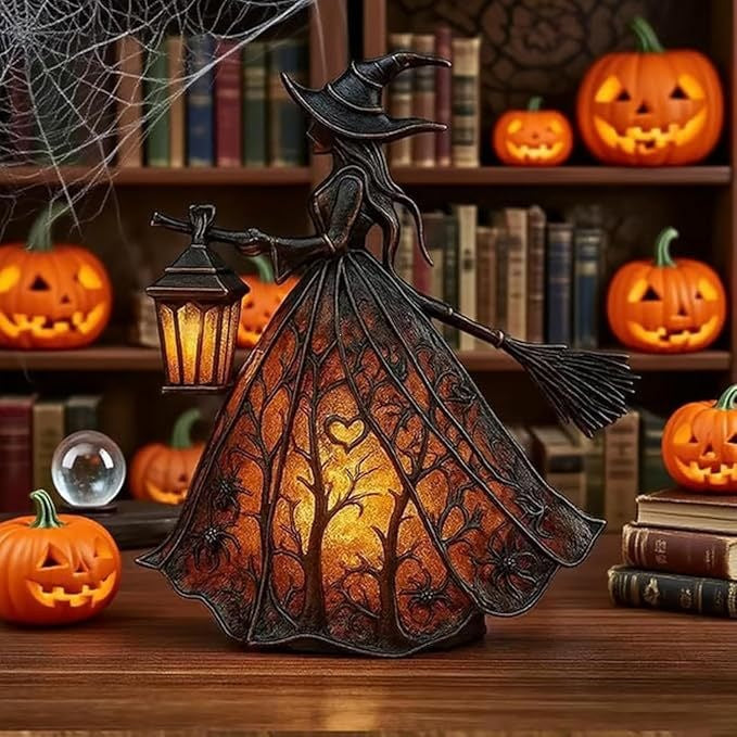 Lampe sorcière décorative Halloween