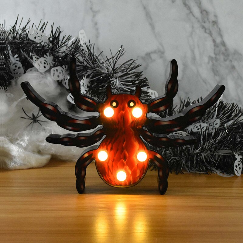 Lampe LED citrouille et fantôme, Halloween