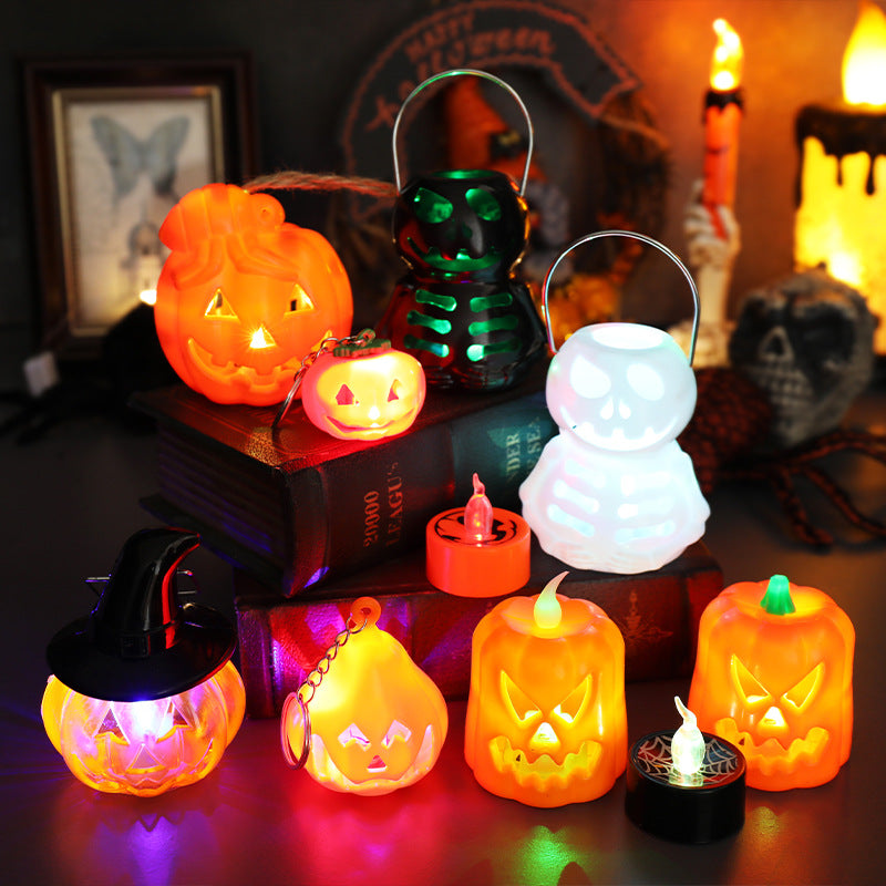 Lanterne citrouille bougie électronique, Halloween