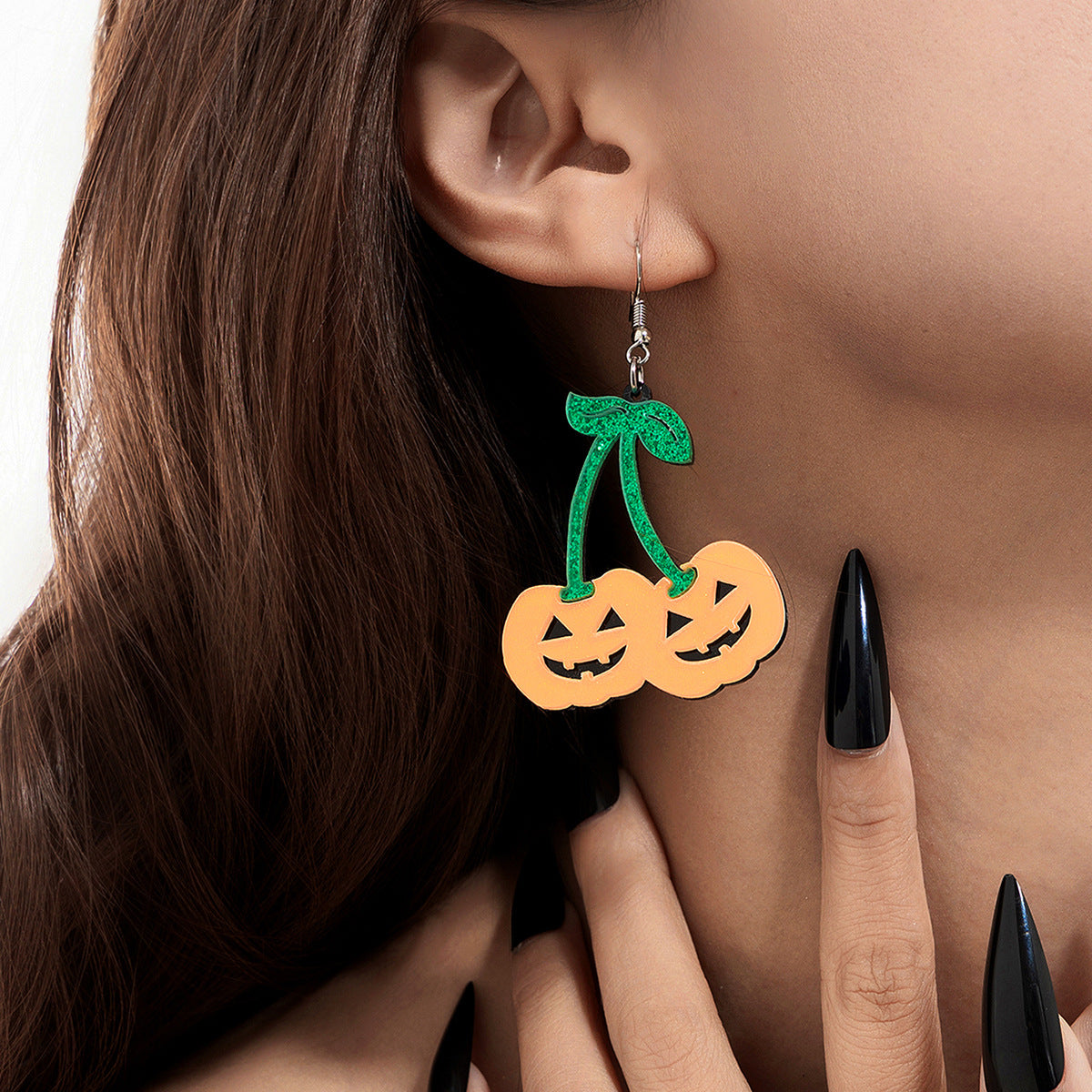 Boucles d'oreilles citrouille, Halloween