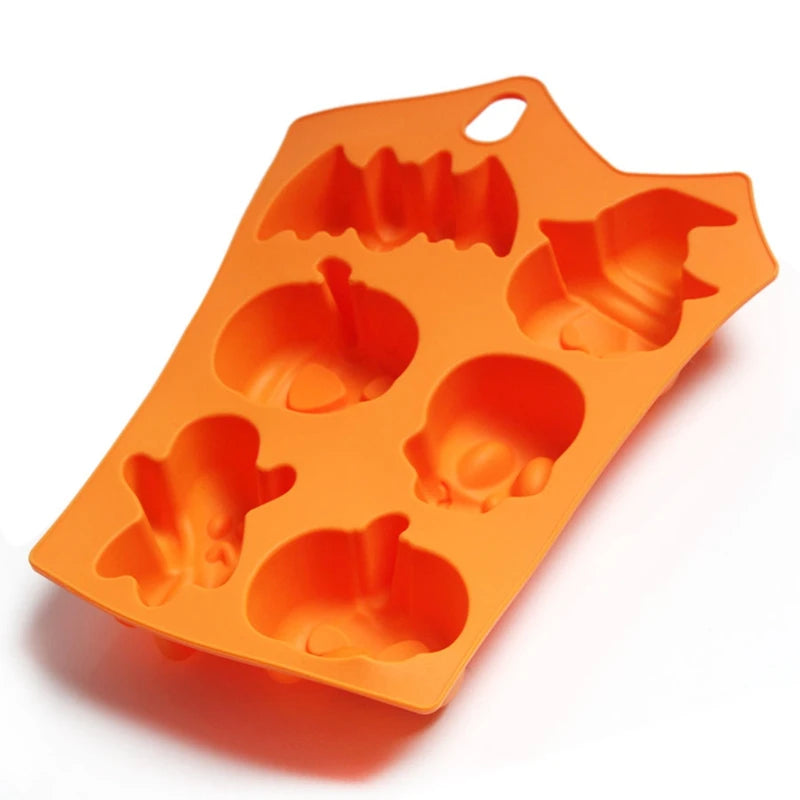 Moule silicone citrouille et fantôme, Halloween
